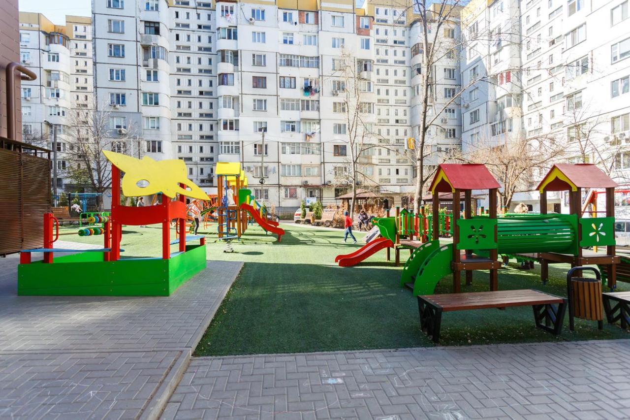 Double Skyhouse Exclusive Apartments 基希讷乌 外观 照片